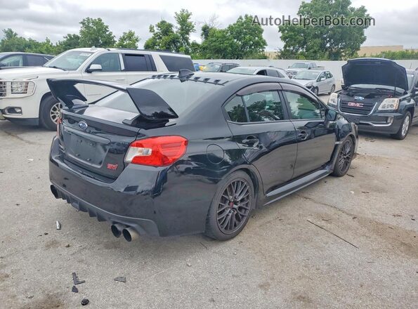 JF1VA2M62G9828642 2016 SUBARU WRX Черный Задняя правая четверть