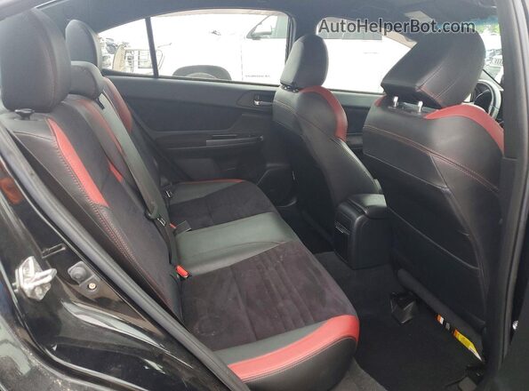 JF1VA2M62G9828642 2016 SUBARU WRX Черный Вид задних сидений