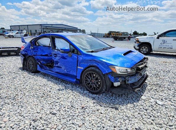 JF1VA2M64H9837800 2017 SUBARU WRX Blue Передня права чверть