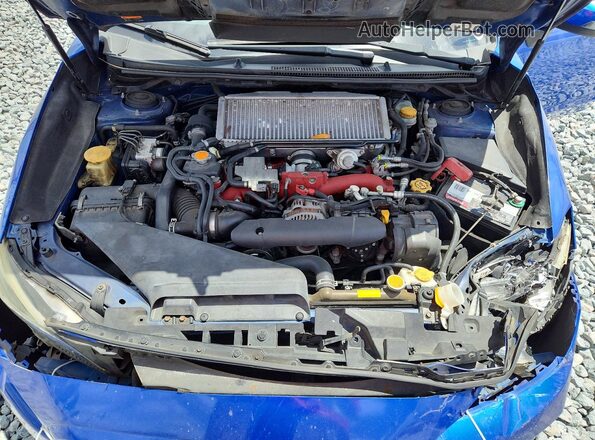JF1VA2M64H9837800 2017 SUBARU WRX Blue Вид задньої частини салону