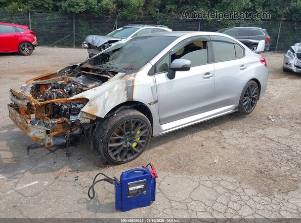 JF1VA2M64J9839035 2018 SUBARU WRX STI Silver Front left