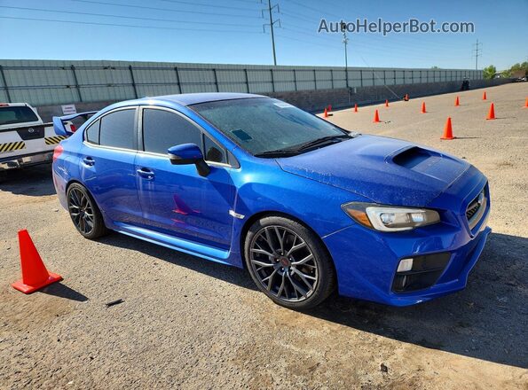 JF1VA2M69H9806803 2017 SUBARU WRX Blue Delantero derecho
