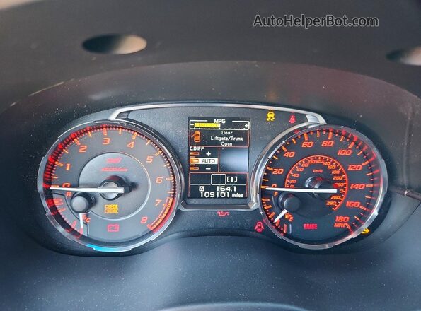 JF1VA2M69H9806803 2017 SUBARU WRX Blue Vista del cuadro de instrumentos