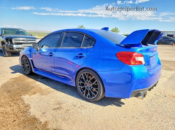 JF1VA2M69H9806803 2017 SUBARU WRX Blue Trasero izquierdo