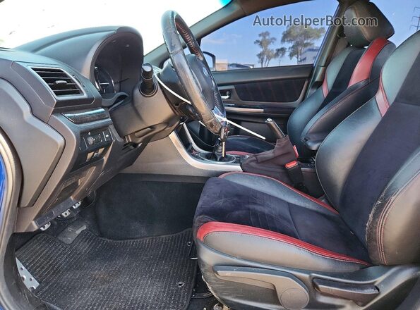 JF1VA2M69H9806803 2017 SUBARU WRX Blue Vista interior delantera