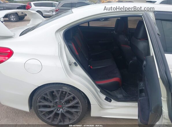 JF1VA2M6XG9828730 2016 SUBARU WRX STI White Вид наклейки з VIN-кодом