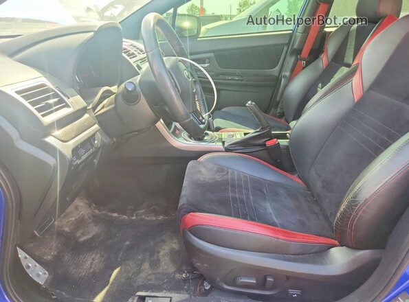 JF1VA2P66J9804525 2018 SUBARU WRX Blue Вид салону спереду