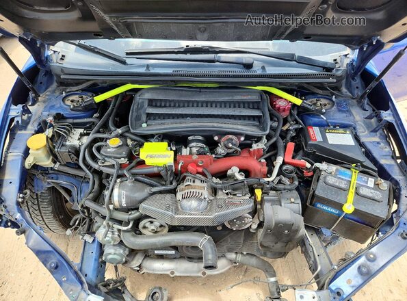 JF1VA2S64K9819548 2019 SUBARU WRX Blue Widok wnętrza z tyłu