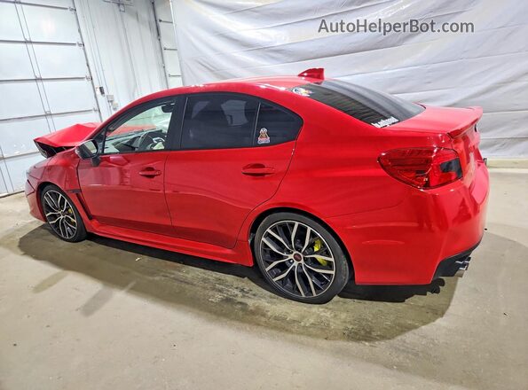 JF1VA2T60M9808838 2021 SUBARU WRX Red უკანა მარცხენა