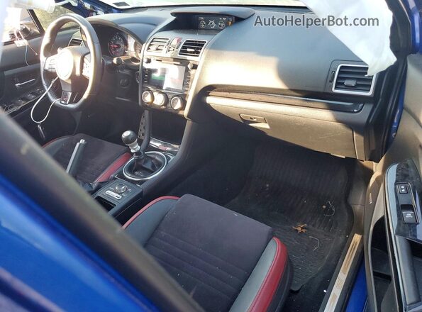 JF1VA2T64M9821835 2021 SUBARU WRX Blue Dashboard view