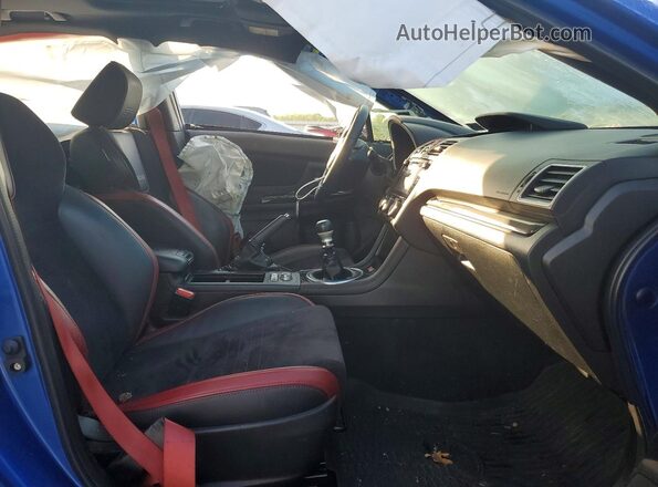 JF1VA2T64M9821835 2021 SUBARU WRX Blue Front interior view