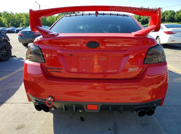 JF1VA2V63G9805644 2016 SUBARU WRX Red Rear view
