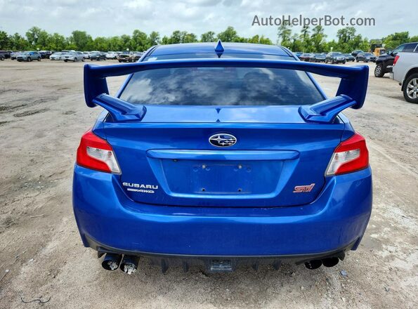 JF1VA2V65G9834353 2016 SUBARU WRX Синий Вид сзади