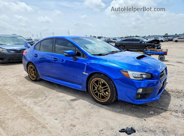 JF1VA2V65G9834353 2016 SUBARU WRX Синий Передняя правая четверть