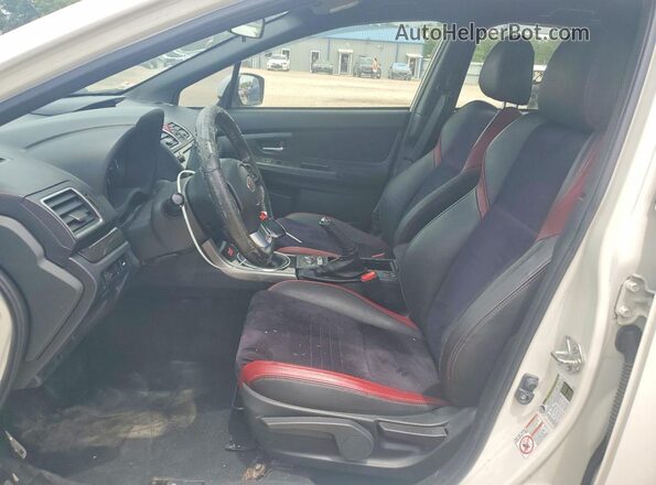 JF1VA2V68G9826781 2016 SUBARU WRX White Widok wnętrza z przodu
