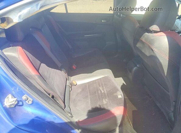 JF1VA2V69H9840383 2017 SUBARU WRX Blue Rear seats view