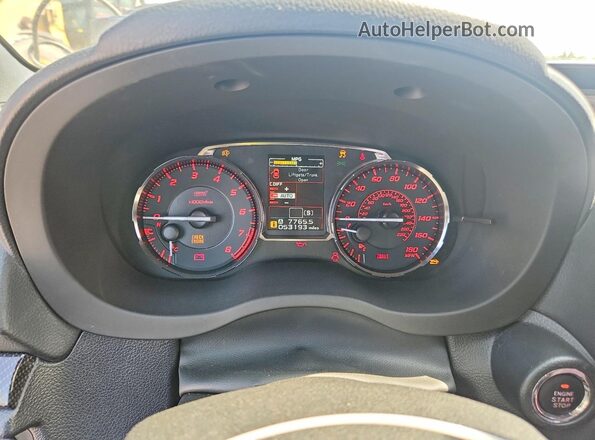 JF1VA2V6XH9818862 2017 SUBARU WRX Серый Вид щитка приборов