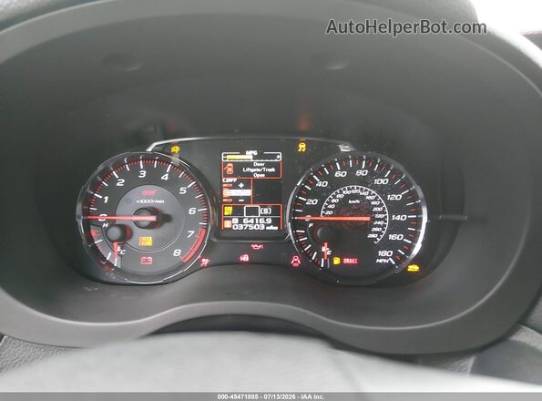 JF1VA2Y61L9816065 2020 SUBARU WRX STI White უკანა სავარძლების ხედი