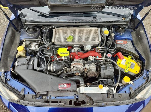 JF1VA2Y69G9808690 2016 SUBARU WRX Blue უკანა სალონის ხედი