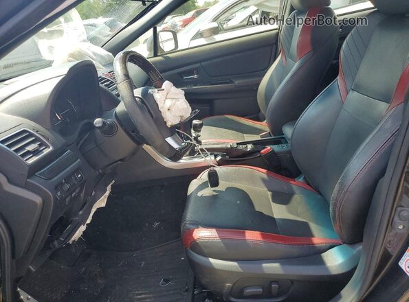 JF1VA2Z68G9820604 2016 SUBARU WRX Charcoal Вид салону спереду