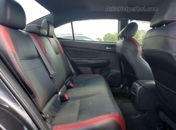 JF1VA2Z68G9820604 2016 SUBARU WRX Charcoal Вид задніх сидінь