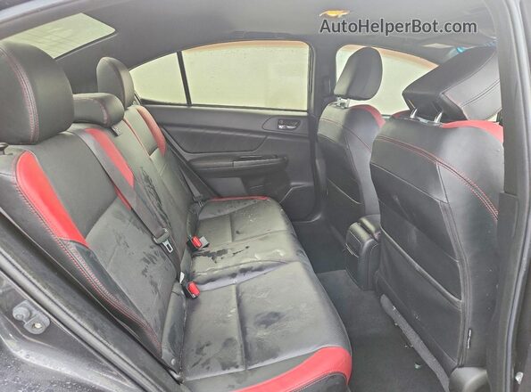 JF1VA2Z69G9821891 2016 SUBARU WRX Черный Вид задних сидений