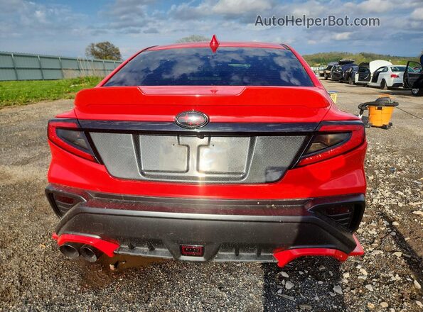 JF1VBAA62N9017786 2022 SUBARU WRX Red Widok z tyłu