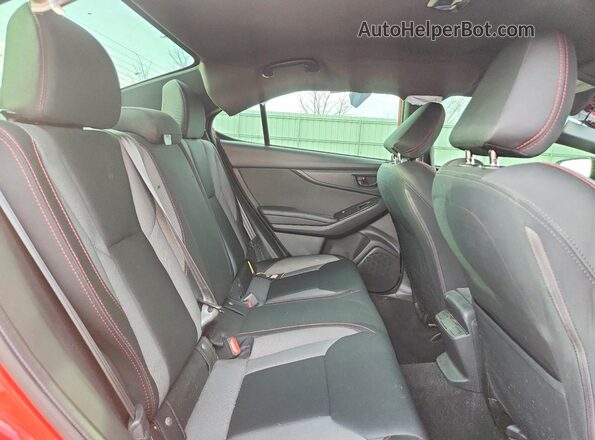 JF1VBAA62N9017786 2022 SUBARU WRX Red Widok tylnych siedzeń