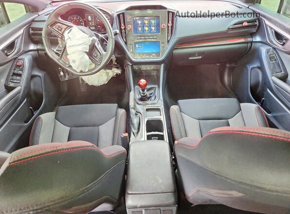 JF1VBAA62N9017786 2022 SUBARU WRX Red Widok deski rozdzielczej