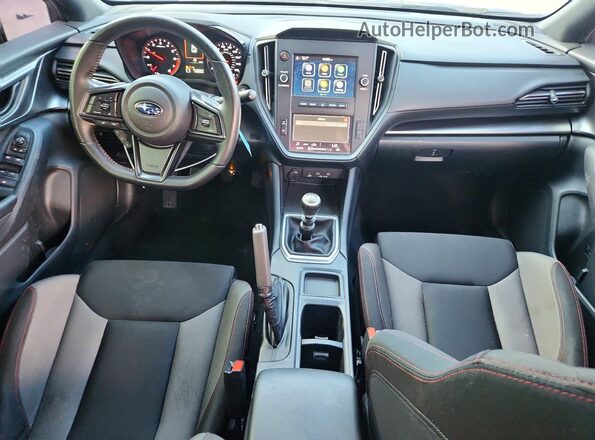 JF1VBAA66N9021243 2022 SUBARU WRX Blue Dashboard view