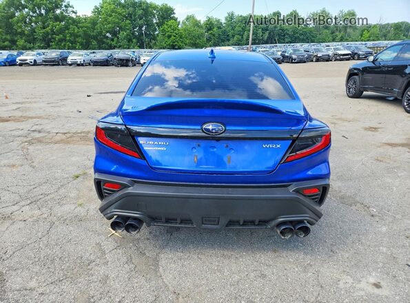 JF1VBAA66N9021243 2022 SUBARU WRX Blue Rear view