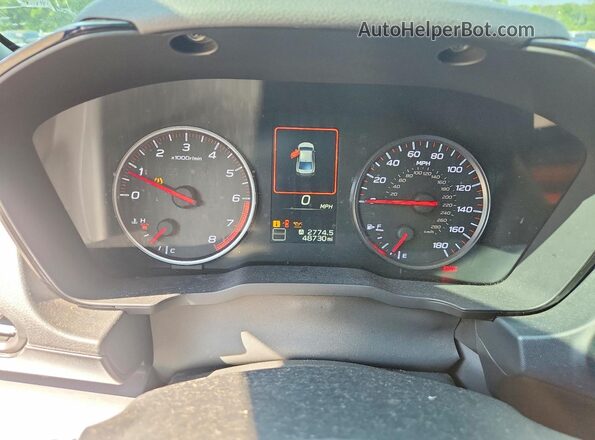 JF1VBAA66N9021243 2022 SUBARU WRX Blue Instrument cluster view