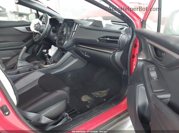 JF1VBAB61R9800800 2024 SUBARU WRX Red Widok wnętrza z przodu
