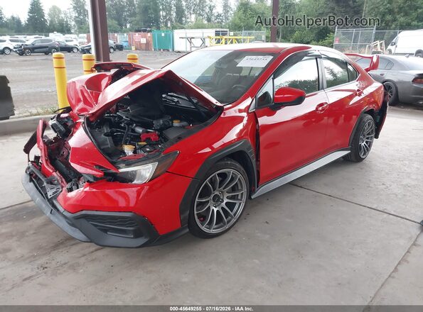 JF1VBAB61R9800800 2024 SUBARU WRX Red Przód lewy