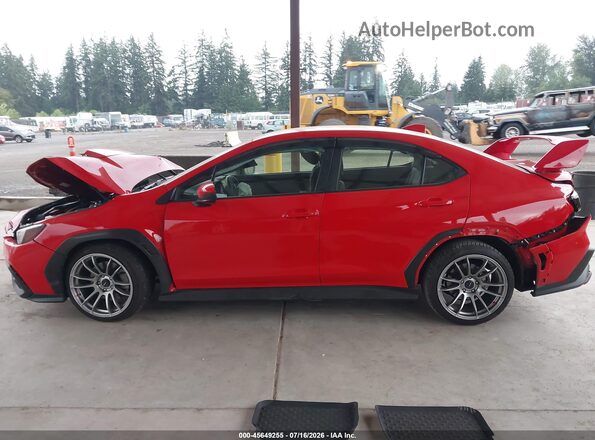 JF1VBAB61R9800800 2024 SUBARU WRX Red Widok wnętrza z tyłu