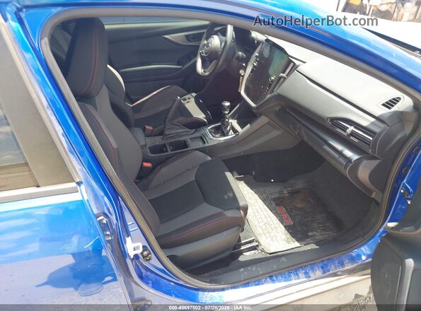 JF1VBAB62R9804791 2024 SUBARU WRX Blue Սալոնի դիմացի տեսք