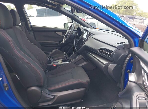 JF1VBAF60N9026897 2022 SUBARU WRX Blue Widok wnętrza z przodu