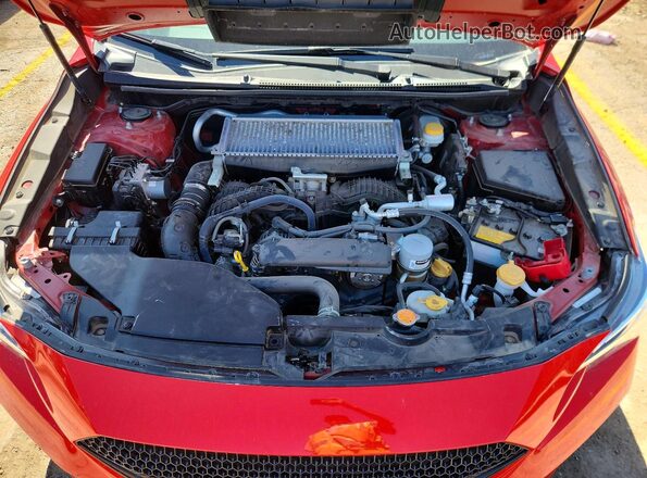JF1VBAF60N9032117 2022 SUBARU WRX Red Вид задньої частини салону