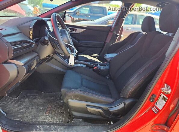 JF1VBAF60N9032117 2022 SUBARU WRX Red Вид салону спереду