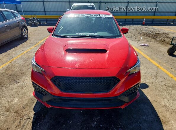 JF1VBAF60N9032117 2022 SUBARU WRX Red Вид спереду