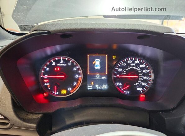 JF1VBAF61N9020896 2022 SUBARU WRX Gray Вид щитка приладів