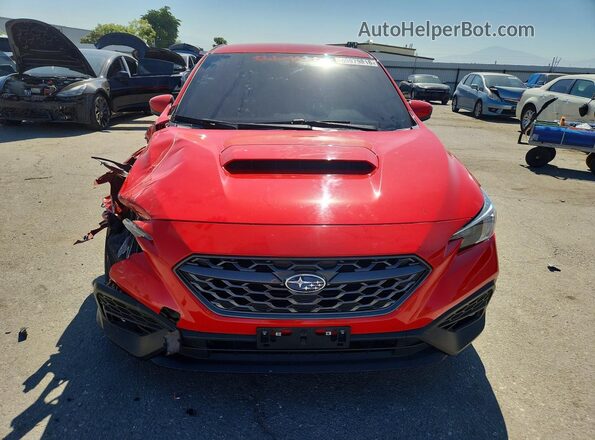 JF1VBAF61N9031364 2022 SUBARU WRX Red Vista frontal