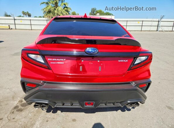 JF1VBAF61N9031364 2022 SUBARU WRX Red Vista trasera