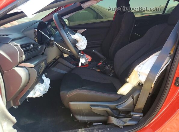 JF1VBAF61N9031364 2022 SUBARU WRX Red Vista interior delantera