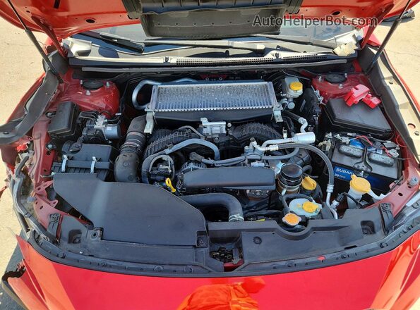 JF1VBAF61N9031364 2022 SUBARU WRX Red Vista interior trasera
