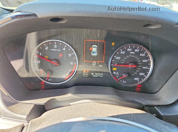 JF1VBAF63P9821381 2023 SUBARU WRX Черный Вид щитка приборов