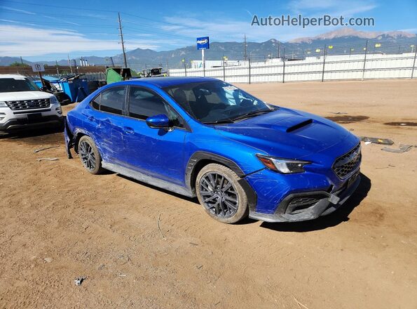 JF1VBAF64N9024845 2022 SUBARU WRX Синий Передняя правая четверть