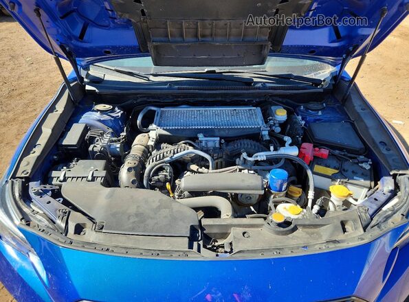 JF1VBAF64N9024845 2022 SUBARU WRX Синий Вид задней части салона