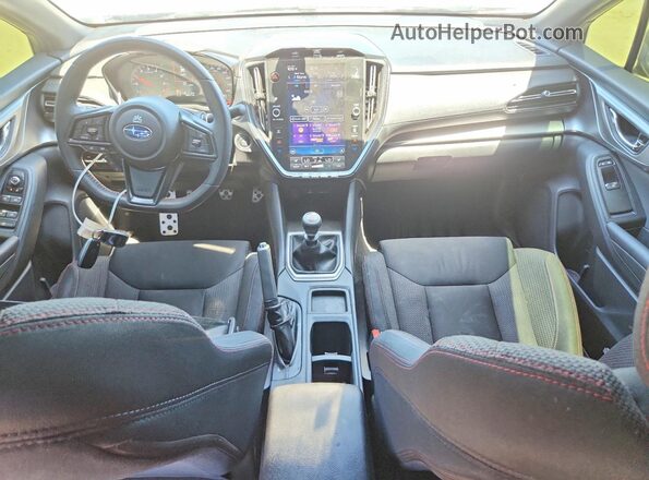 JF1VBAF68N9005344 2022 SUBARU WRX Синий Вид панели приборов