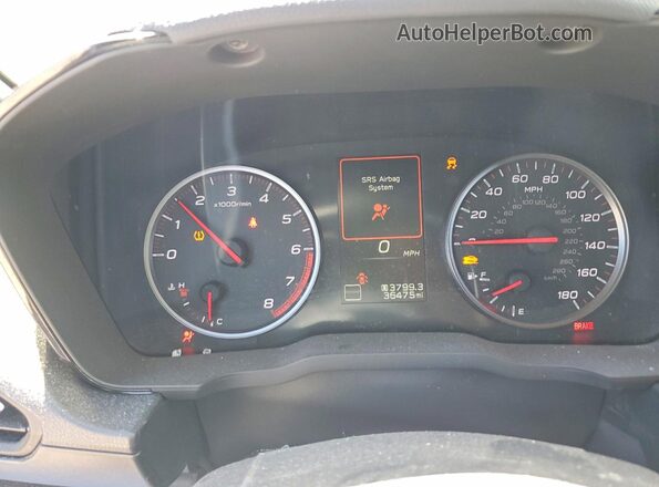 JF1VBAF69P9822695 2023 SUBARU WRX Blue Вид щитка приладів